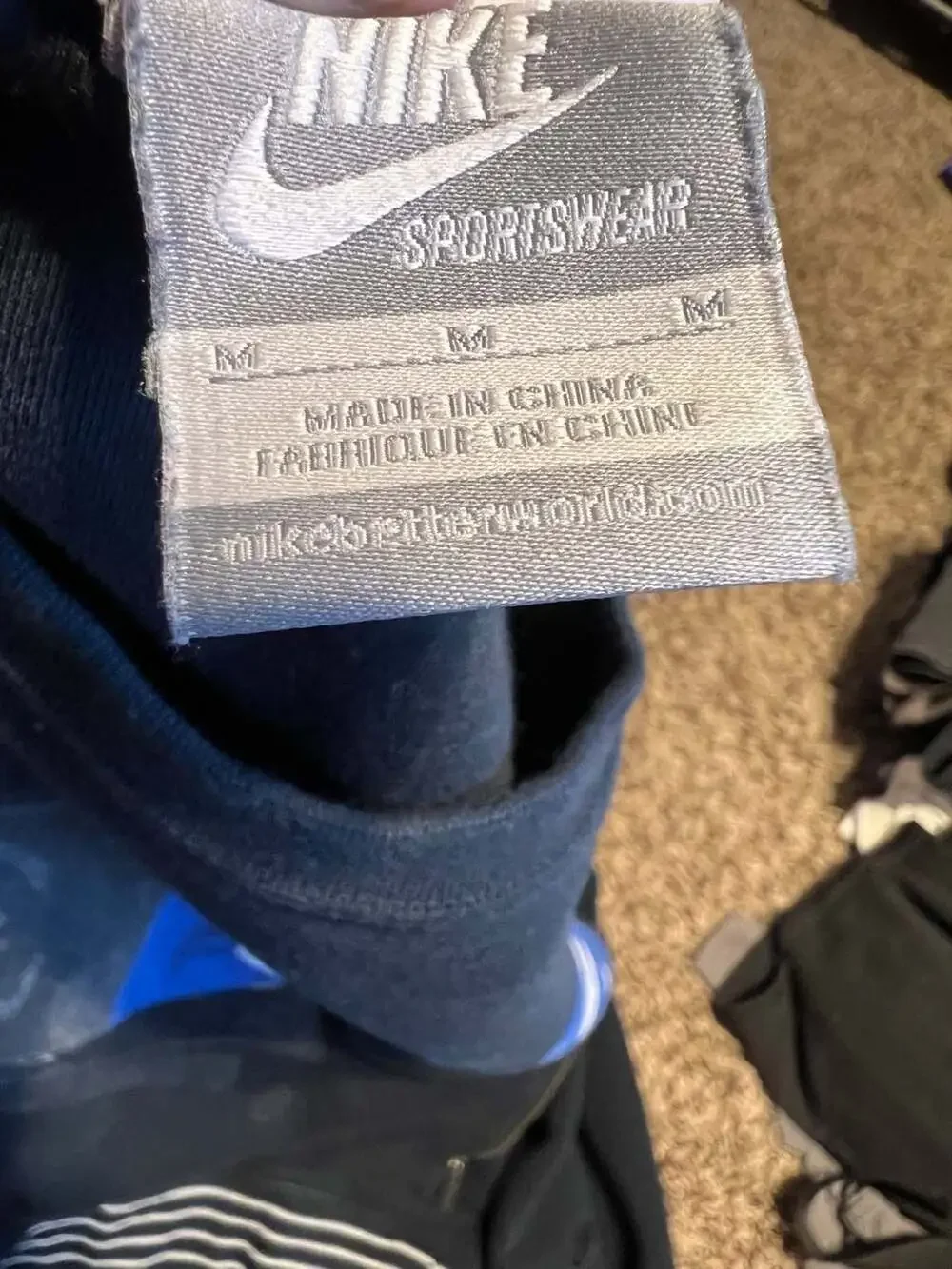 Nike Sportswear Duke Blue Devils #32 Vintage Style Side-Zip Crewneck Sweatshirt - Picture 5 of 5